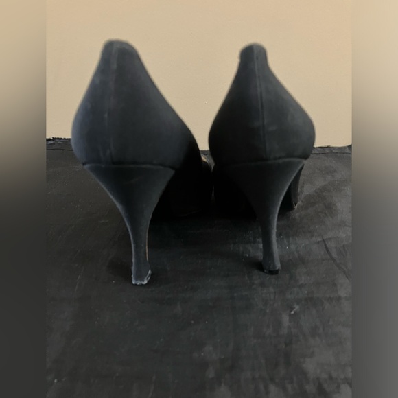 Bruno Mali Vintage Black Satin Size-10 - Picture 2 of 2